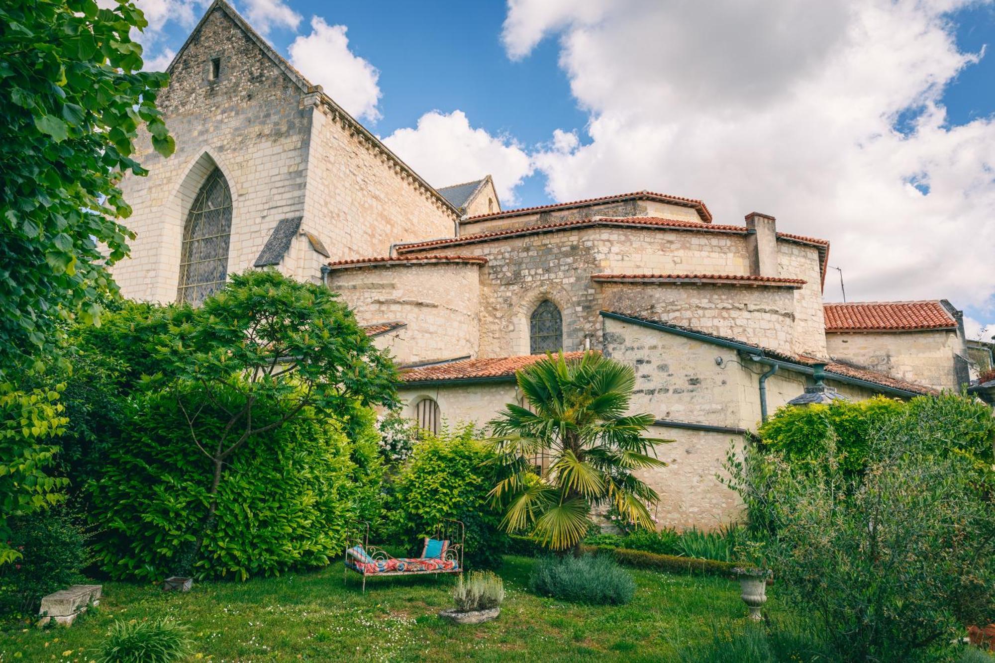 Hotel Le Prieure Sainte Croix Loudun Exterior foto